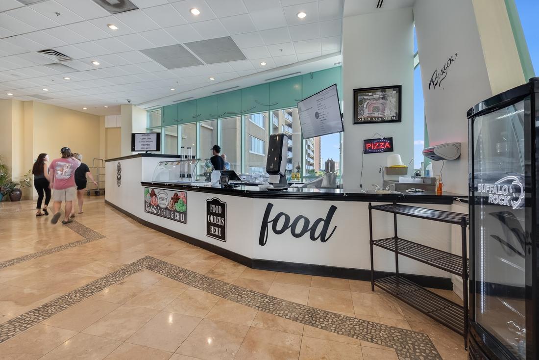 Food court counter
