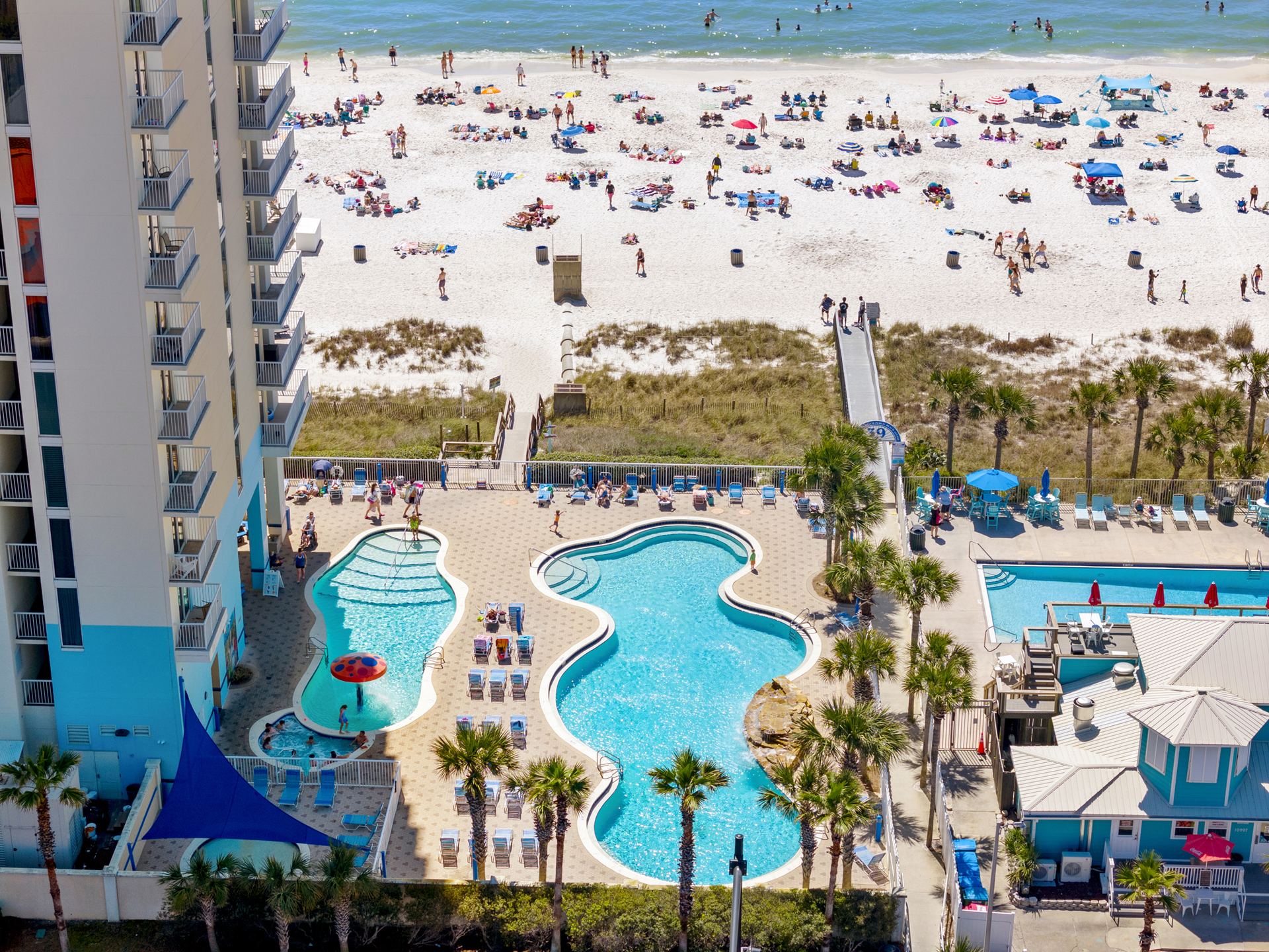 Majestic Beach Resort pool and community