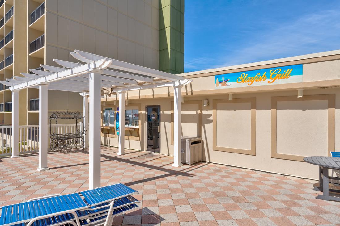 On-site seasonal grill