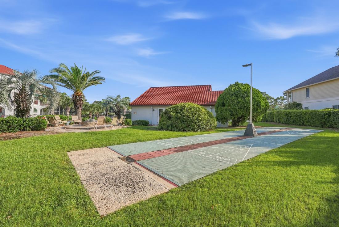 Shuffleboard courts