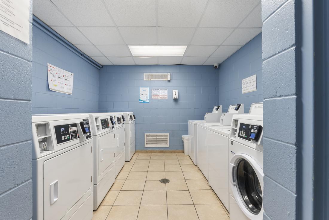 On-site laundry room