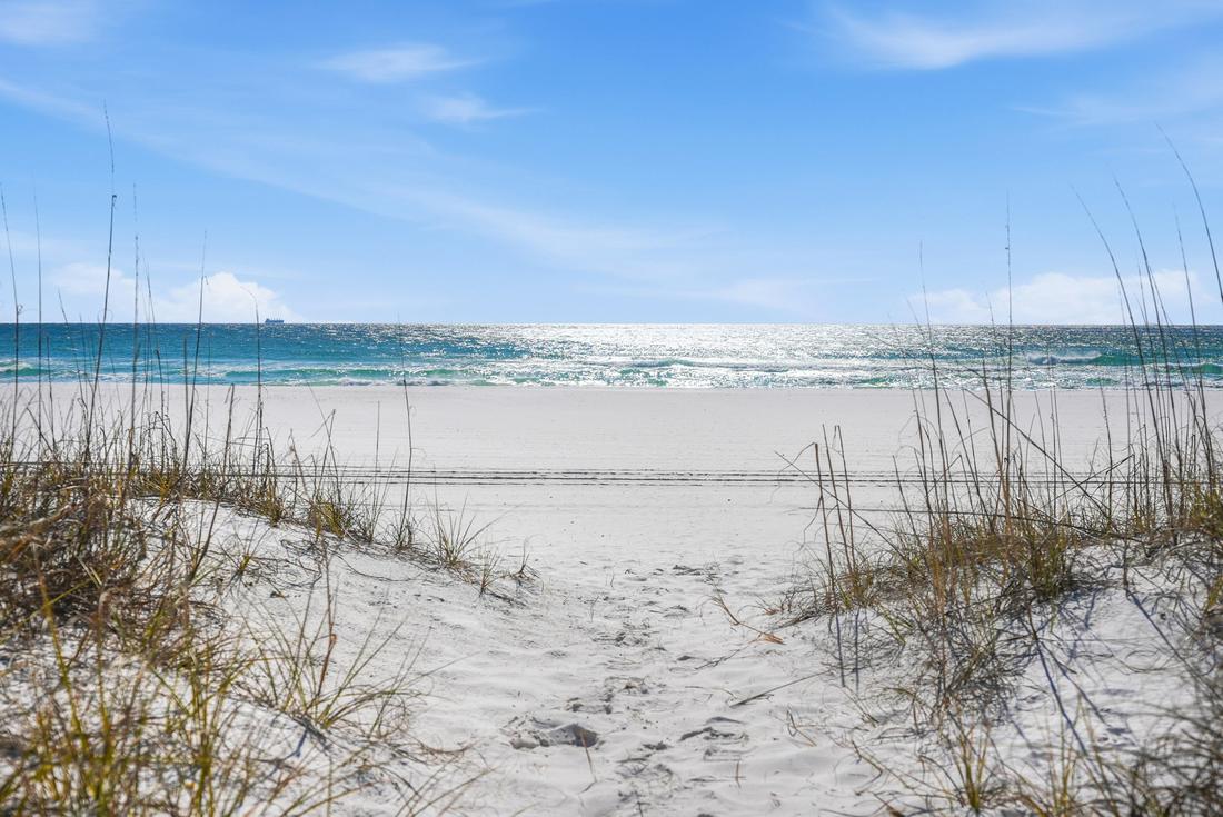 White-sand beach at Top of the Gulf