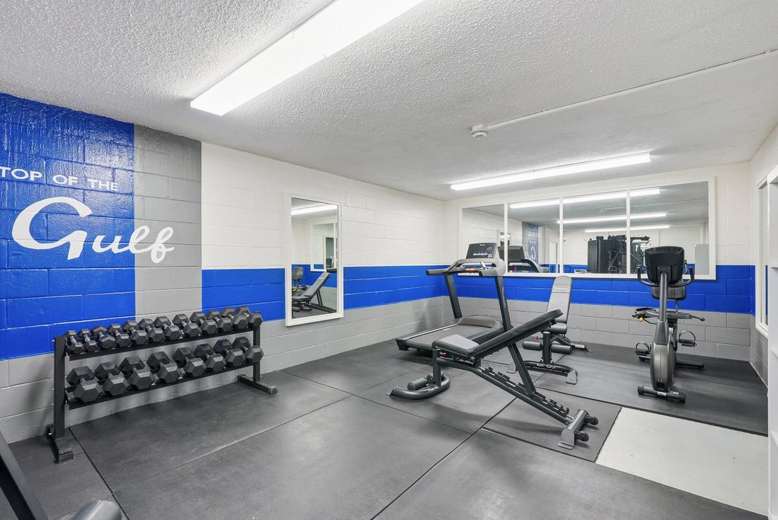 Gym free weights and cardio