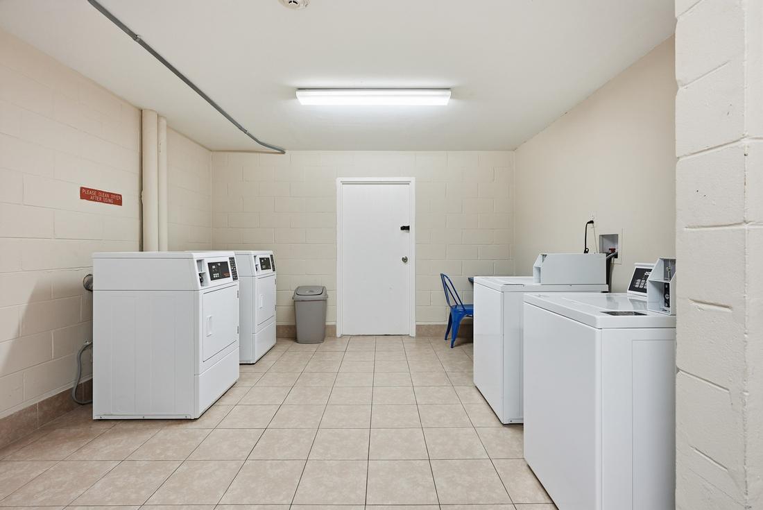 On-site laundry room